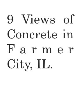 9 Views of Concrete in Farmer City, IL. book cover