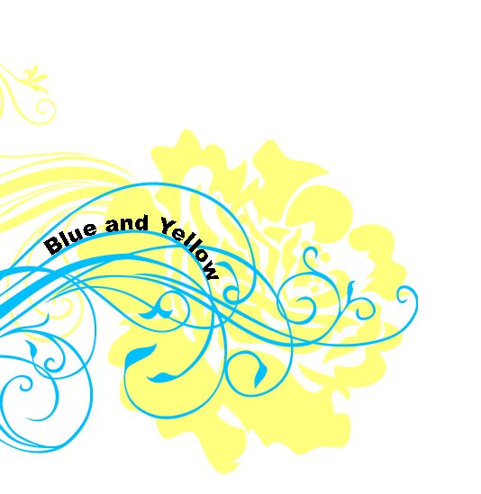 Bekijk Blue And Yellow op Katy Rushton