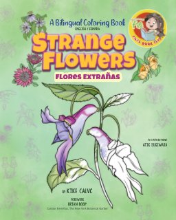 Strange Flowers: A Bilingual Coloring Book. The Adventures of Pili´s Book Club. book cover
