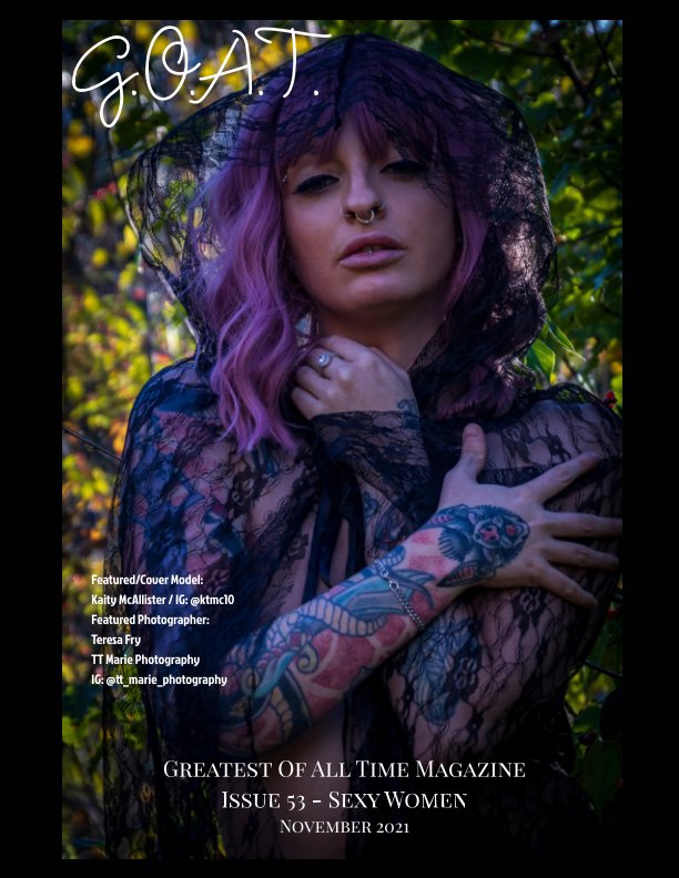 View GOAT Issue 53 Sexy Women by Valerie Morrison