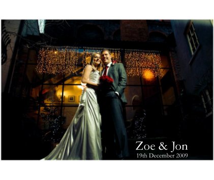 Zoe & Jon 19th December 2009 book cover