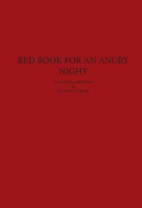 Red Book For An Angry Night [Hardcover] book cover