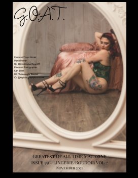 GOAT Issue 59 Lingerie Boudoir Vol 2 book cover