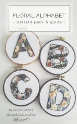Floral Alphabet Embroidery Pattern Pack and Guide book cover
