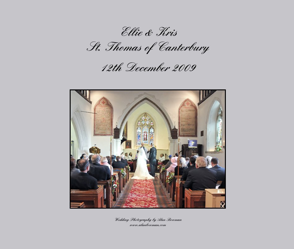 View Ellie & Kris St. Thomas of Canterbury by Wedding Photography by Alan Bowman www.alanbowman.com