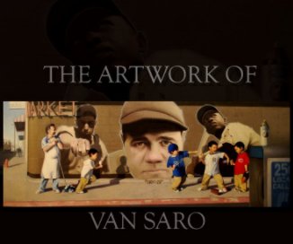 the artwork of Van Saro book cover