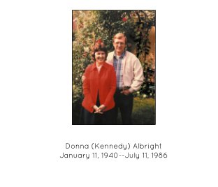 Donna (Kennedy) Albright book cover