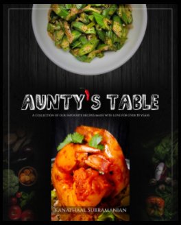Aunty's table book cover