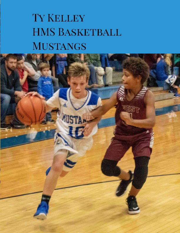 View Ty Kelley HMS Middle Basketball Mustangs by Russell Bush