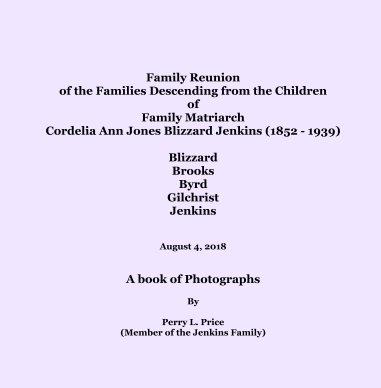 BBBGJ 2018 Family Reunion book cover
