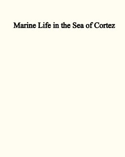 Marine Life in the Sea of Cortez book cover