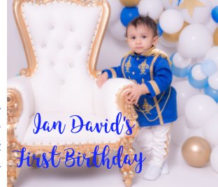 Ian David 1st Birthday book cover