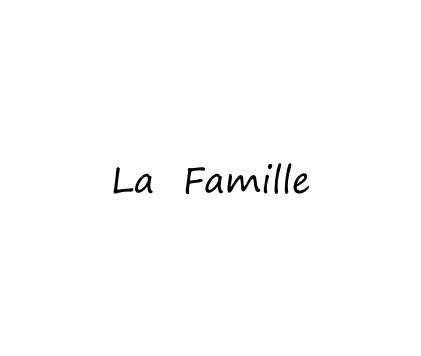 La Famille book cover