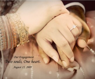 Our Engagement Two souls, One heart. August 15, 2009 book cover