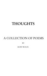 Thoughts: a collection of poems book cover