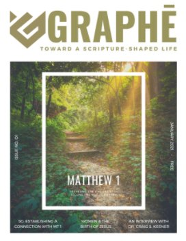 Graphē: Toward A Scripture-Shaped Life (No. 1) book cover