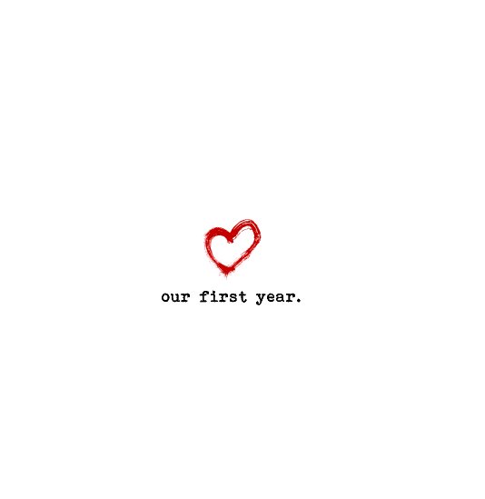 View our first year. by carol hoffman