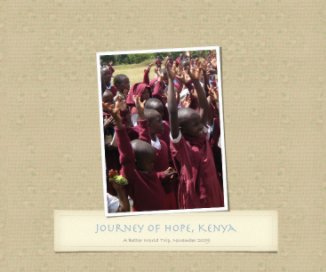 Journey of Hope, Kenya book cover