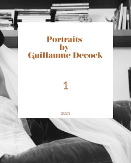 Portraits by Guillaume Decock -1- 2021 book cover