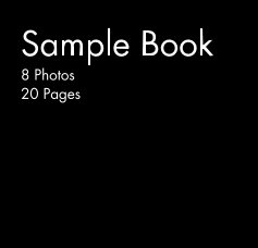 Sample Book 8 Photos 20 Pages book cover