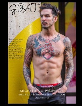 GOAT Issue 105 Piercings and Tattoos book cover