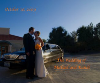 October 10, 2009 The Wedding of Michael and Kandi book cover
