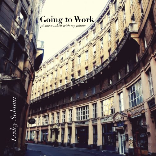 View Going to Work - Special Edition - 18x18 cm - Mini Collection - Early morning in Budapest by Lesley Solama