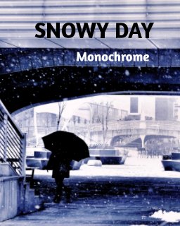 SNOWY DAY  -Monochrome book cover
