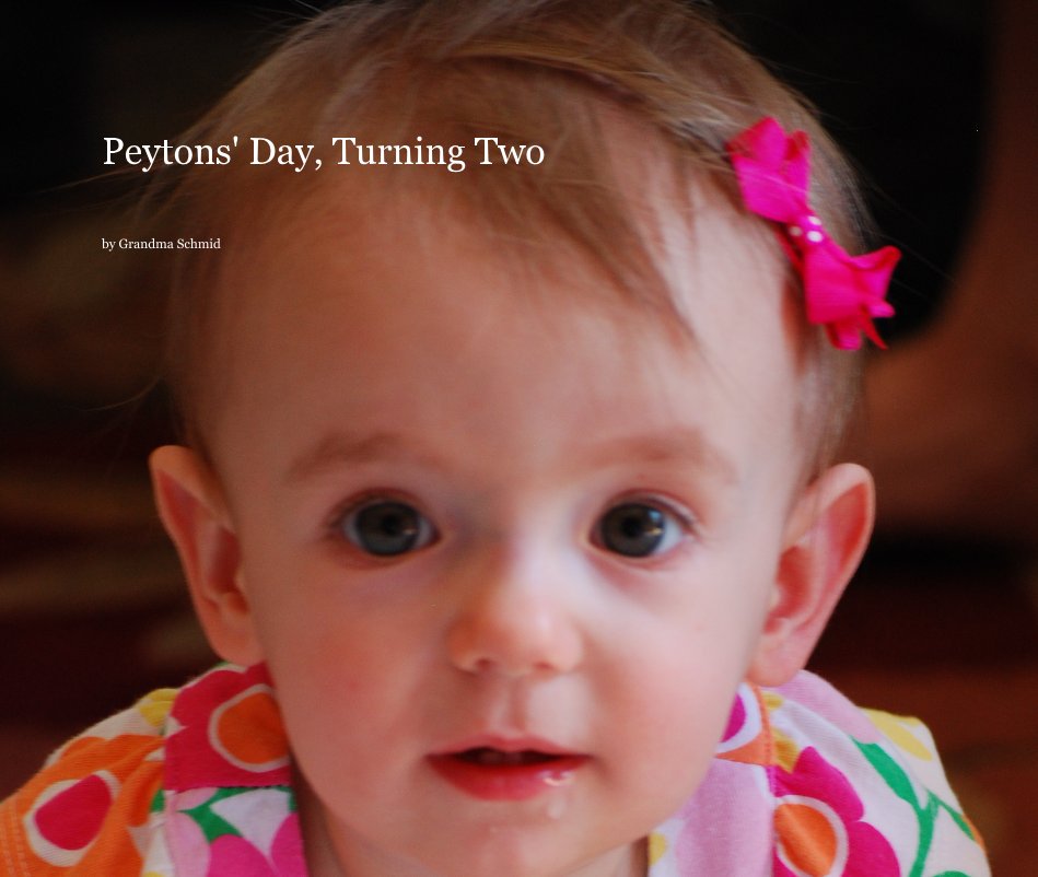 View Peytons' Day, Turning Two by Grandma Schmid
