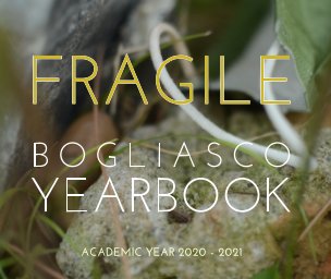 Bogliasco Yearbook 2020/2021 book cover