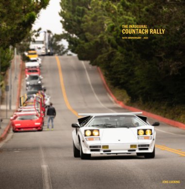 Lamborghini Countach Rally - 50th Anniversary (12"x12") book cover