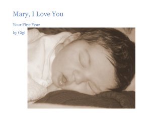 Mary, I Love You book cover