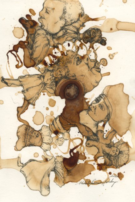 Ver Coffee Art blank notebook por Natalie Roseman