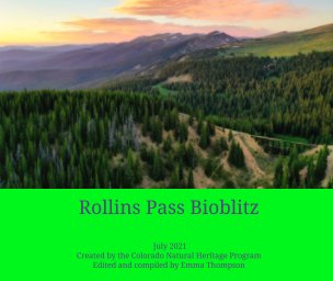 Rollins Pass Bioblitz 2021 book cover