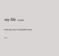 my life in pics book cover