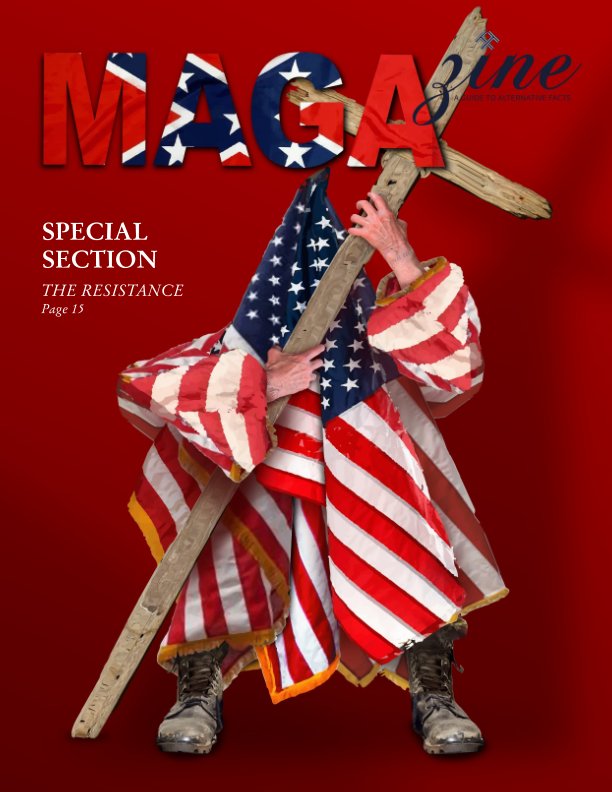 View Satirical Collectable Political MAGAzine by Nancy Ohanian