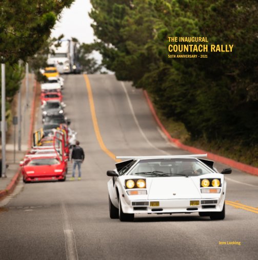 View Lamborghini Countach Rally - 50th Anniversary (7in x 7in) by Jens Lucking