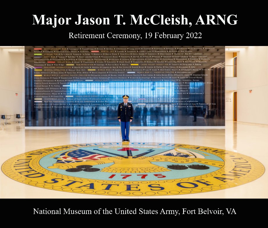 Ver Major Jason T McCleish, ARNG
Retirement Ceremony por Laura Hatcher