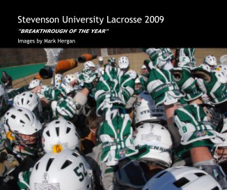 Stevenson University Lacrosse 2009 - softcover book cover