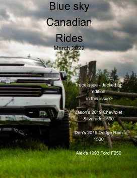 Blue Sky Canadian rides March 2022-trucks book cover