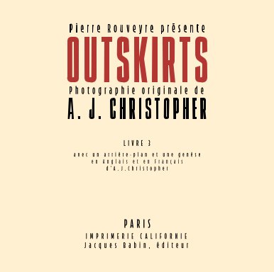 Outskirts book cover