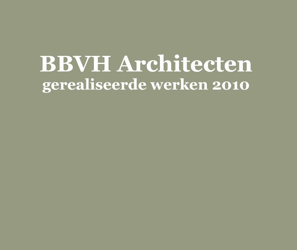 View BBVH Portfolio by Joris van Hoytema