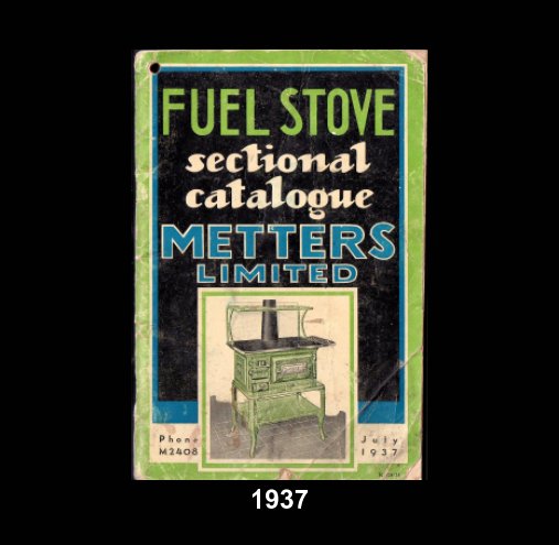 View 1937 Metters Sydney Fuel Stove Catalogue Facsimile Edition by Laurie Stevenson