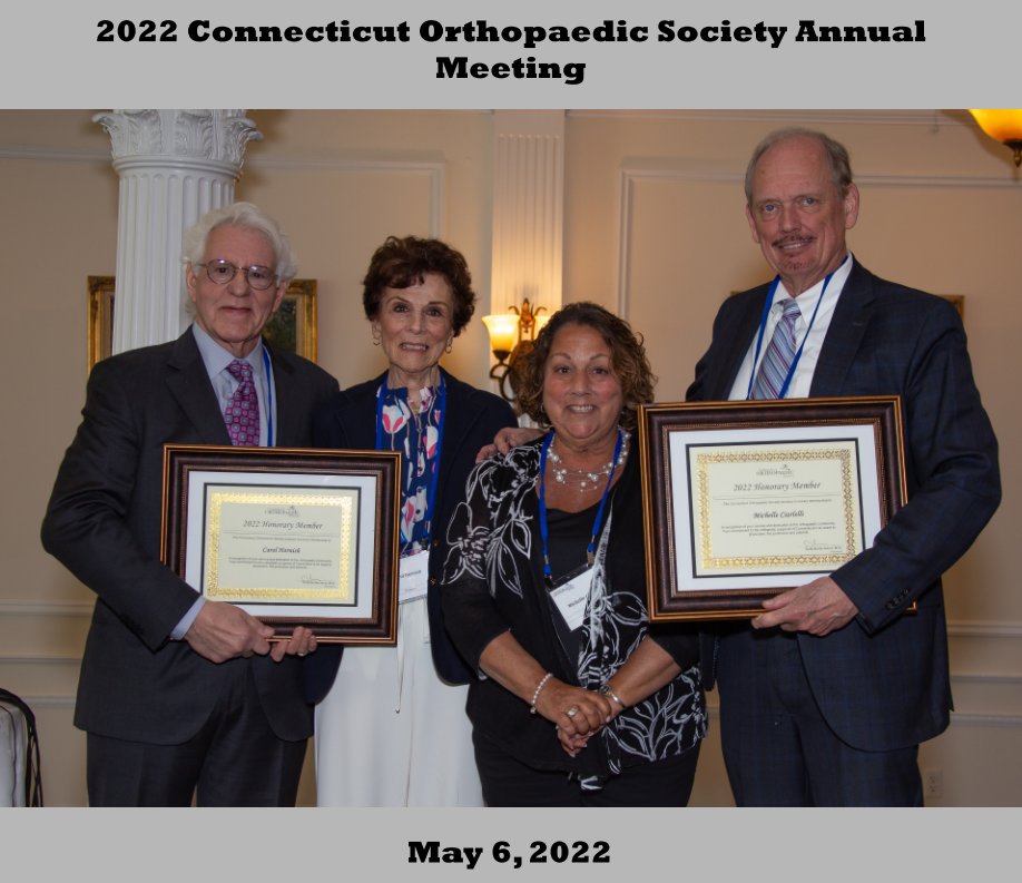 Visualizza 2022 CT Orthopaedic Society Annual Meeting di Frank Gerratana MD