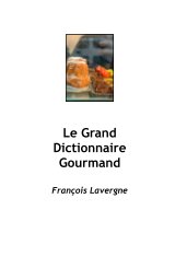 Grand Dictionnaire pour les apprentis de France en formation de Cavistes Sommeliers et produits du terroir book cover