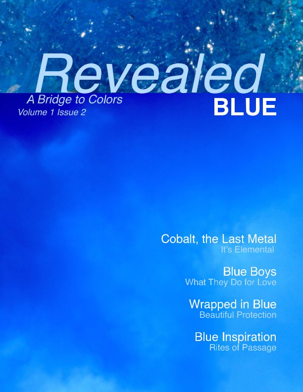 View Revealed Colors Vol.1 No. 2 BLUE by Patricia Lee Harrigan