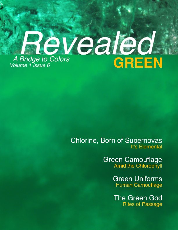 Revealed Colors Vol.1 No.6 GREEN nach Patricia Lee Harrigan anzeigen