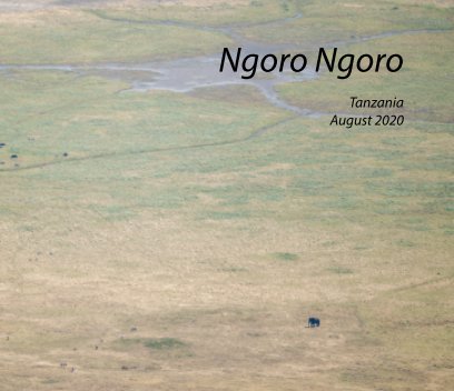 Ngoro Ngoro, Tanzania, August 2020 book cover