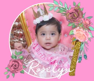 Roselyn's 1st Birthday book cover