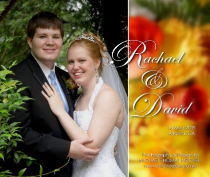 The Wedding of Rachael & David (13x11) book cover